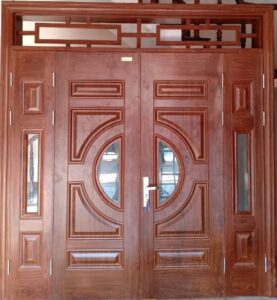 Ưu điểm tuyệt vời của cửa thép vân gỗ