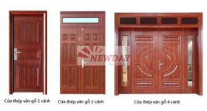 Loại cửa thép vân gỗ nào tốt