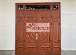 Cửa thép vân gỗ có khả năng cách âm cách nhiệt cao