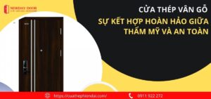 cửa thép vân gỗ