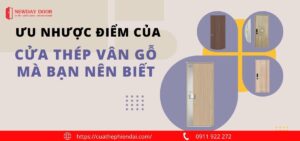 cửa thép vân gỗ